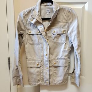 Beige J Crew jacket, size XXS, $30